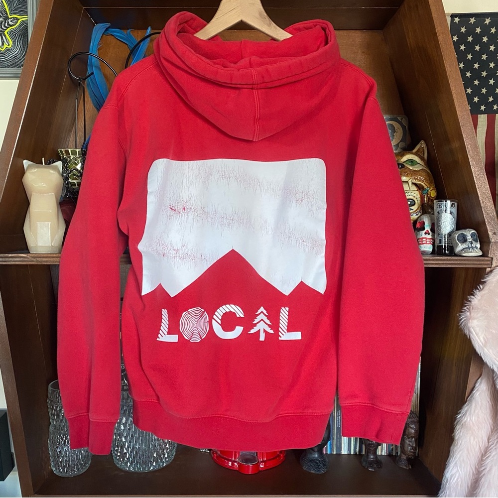 Locals Only - Marlboro Red Hoodie - size small